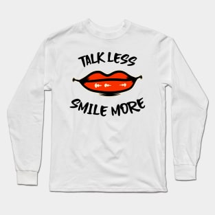 Hamilton Talk Less, Smile More Long Sleeve T-Shirt